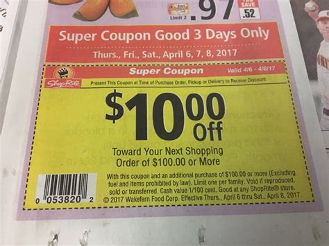 shoprite super coupons|More.